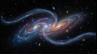 Why The Geometry Of Distant Galaxy Collisions Proves The Dynamic Fluidity Of Early Cosmic Space