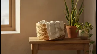 Natural Materials Can Add Warmth Without Crowding A Small Room