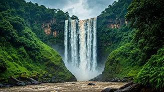 Dudhsagar Waterfalls Peak As Goa Monsoon Season Officially Starts