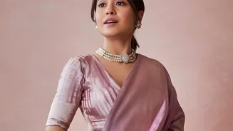 Ancestral silk sarees re-imagined as modern festive co ord sets by fashion enthusiasts