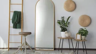 Brighten your space with these full-length mirror ideas