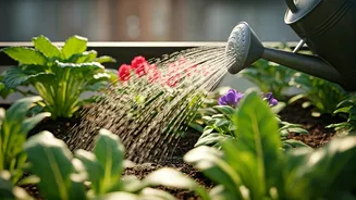Supercharge Leafy Balcony Flowers Spraying Diluted Homemade Compost Tea Solutions