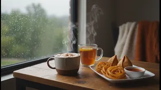 Why Warm Drinks And Fried Snacks Feel More Rewarding During Rain