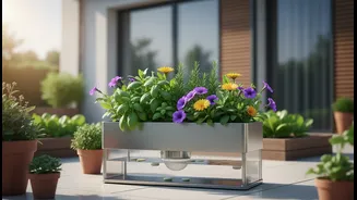 Modern Home Gardens Adopt Self-Watering Systems For Easier Maintenance