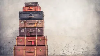 How to reuse old suitcases in home decor