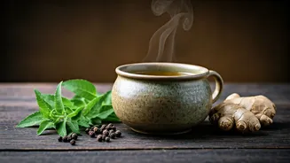 Ginger, Tulsi, Pepper: India's Rainy-Day Power Trio