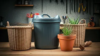 Jerricans Become Art: DIY Waste Projects
