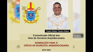 Igreja Católica nomeia padre para fazer exorcismos em 20 cidades paulistas