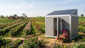Off-Grid Solar Micro-Warehousing Secures Better Rates For Bengaluru Rose Farmers