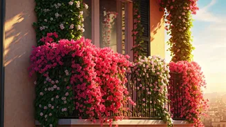 Transform Your Small Balcony into a Floral Paradise with These Blooming Vines!