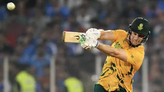 David Miller slams his 3rd T20I fifty against India: Stats