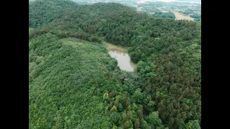Flash Flood Threat in Nalagarh as Road Cave-In Forms Artificial Lake
