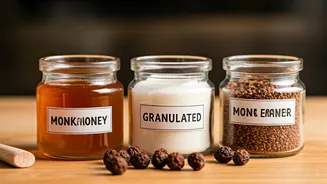 Sugar, Honey, or Monk Fruit? Deciphering Sweeteners