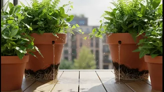 Waterlogged Balcony Plants? These Drainage Solutions Could Keep Them Thriving