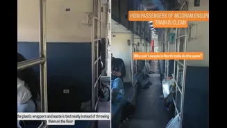 Aizawl-Guwahati Train Passengers Pack Trash In Bags, Keep Coaches Spotless: ‘Seriously, Northeast Is Way Ahead’