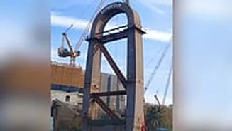 Mumbai News: Shunya Bridge On Metro Line 2B Takes Final Shape With Completion Of Iconic Pylon