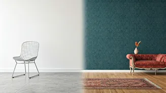 Sterile White Rooms Replaced By Colorful Lived-In Interiors