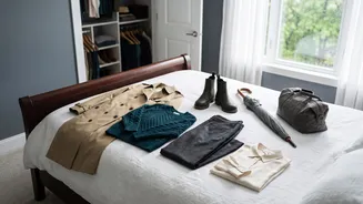 Capsule Wardrobe Packing Method: Fit 4 Days Rainy Outfits In Carry-On Bag