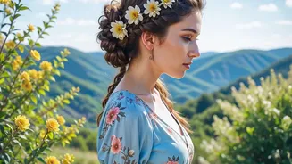 A Braided Crown Can Keep Humid-Weather Hair in Place