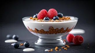 Indulge Guilt-Free: Creamy Greek Yogurt Dessert with 40g Protein!