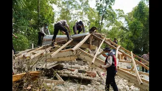 Two Days After Major 7.7 Magnitude Quake, Indonesia Hit Again By 5.9 Magnitude Shocker