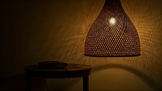 Add A Cozy Glow To Gloomy Rooms With Bamboo Fixtures