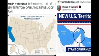 'California New Territory Of Iran': Tehran Escalates Map War With US After Trump's Hormuz Claim