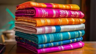 Young fashion enthusiasts upcycle ancestral silk sarees into modern festive co ord sets