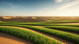 Green Monsoon Dunes Make Jaisalmer Feel New