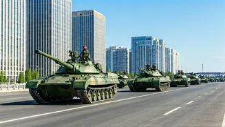 Delhi Gears Up: Republic Day Parade Rehearsal