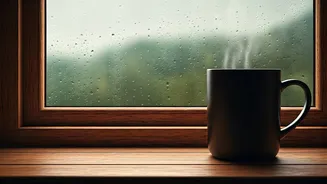 Rain, Coffee And Peace: The Perfect Combo