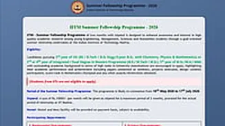 IIT Madras Summer Fellowship 2026: Applications Begins At ssp.iitm.ac.in; Check Important Dates, Eligibility And How To Apply