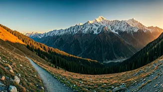 Almaty Snow Capped Mountain Vistas Win Over Indian Value Globetrotters