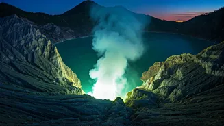 Kawah Ijen's Electric Blue Fire: A Surreal Volcanic Spectacle Beyond Red Lava