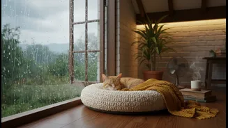 Pets Need A Clean, Ventilated Corner For Rainy-Day Rest