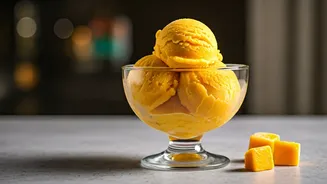 Frozen Alphonso Chunks Blended For The Ultimate 3 Ingredient Sorbet