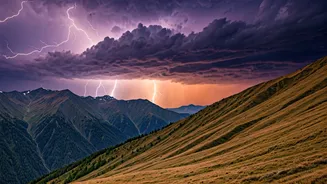 Chase Pre-Monsoon Lightning Storms Over the Hills of Kumaon