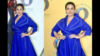 Vidya Balan’s ₹13,000 Cobalt Blue Dress Proves You Don’t Need Couture To Command The Spotlight