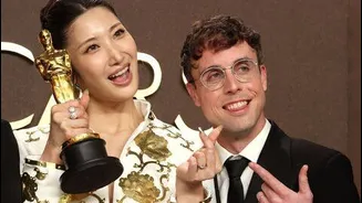 Best of backstage moments from 2026 Oscars you didn't see