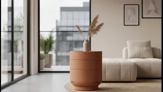 How compact apartments benefit from multi-functional modernised terracotta cooling containers from Rajasthan