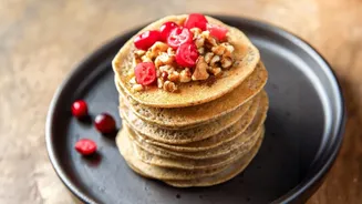 Finger Millet Flour Gives Pancakes A Distinctive Nutty Note