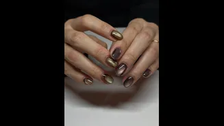 Nuance nails: conheça a tendência de unhas brilhantes e efeito dimensional