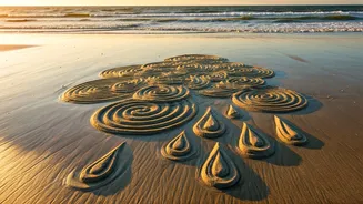 Colorful Sand Art On Odisha Beaches Welcomes The Magical Monsoon