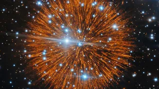We found how 'string of pearls' appeared in our sky
