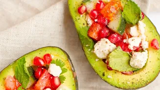 Avocado-Tomato Recipes Can Cover Salad, Dip, Soup And Stuffed Halves