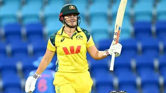 Georgia Voll slams her 2nd WODI century, both against India