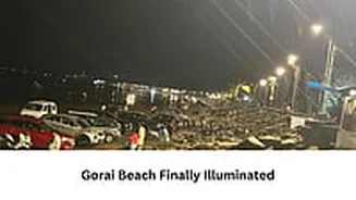 Mumbai: Gorai Beach Finally Illuminated, Ending Years Of Darkness & Boosting Safety For Residents & Tourists