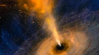 A Massive Black Hole May Be Powering A Giant Star-Like Cloud Of Gas