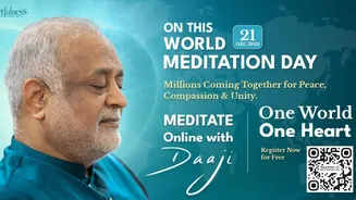 World Meditation Day 2025: Millions unite for peace and compassion