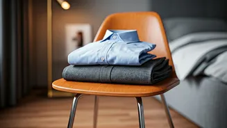 The Laundry Chair: A Creative Solution for Your Half-Worn Clothes Dilemma